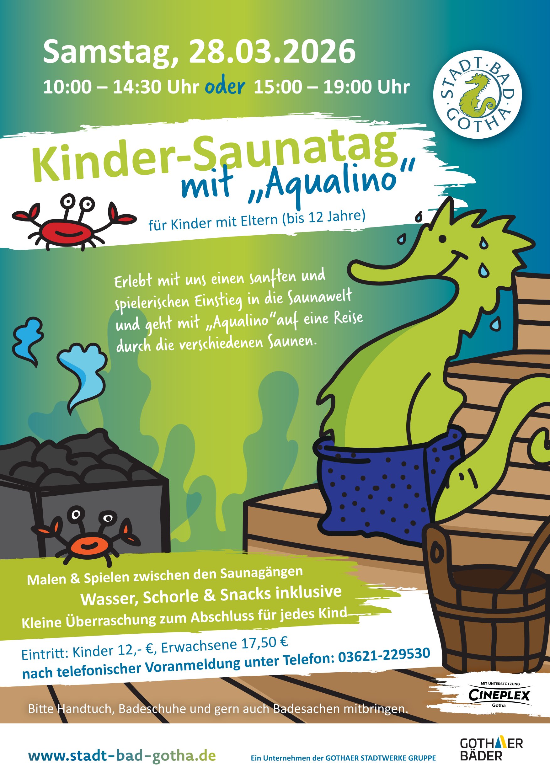 Kinder-Saunatag mit 