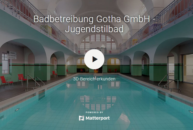 3D Scan Jugendstilbad Stadtbad Gotha