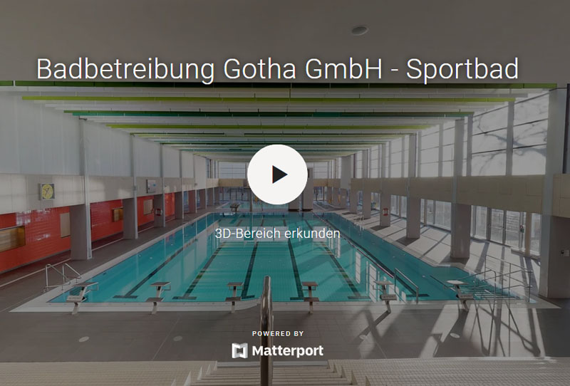 3D Scan Sportbad Stadtbad Gotha