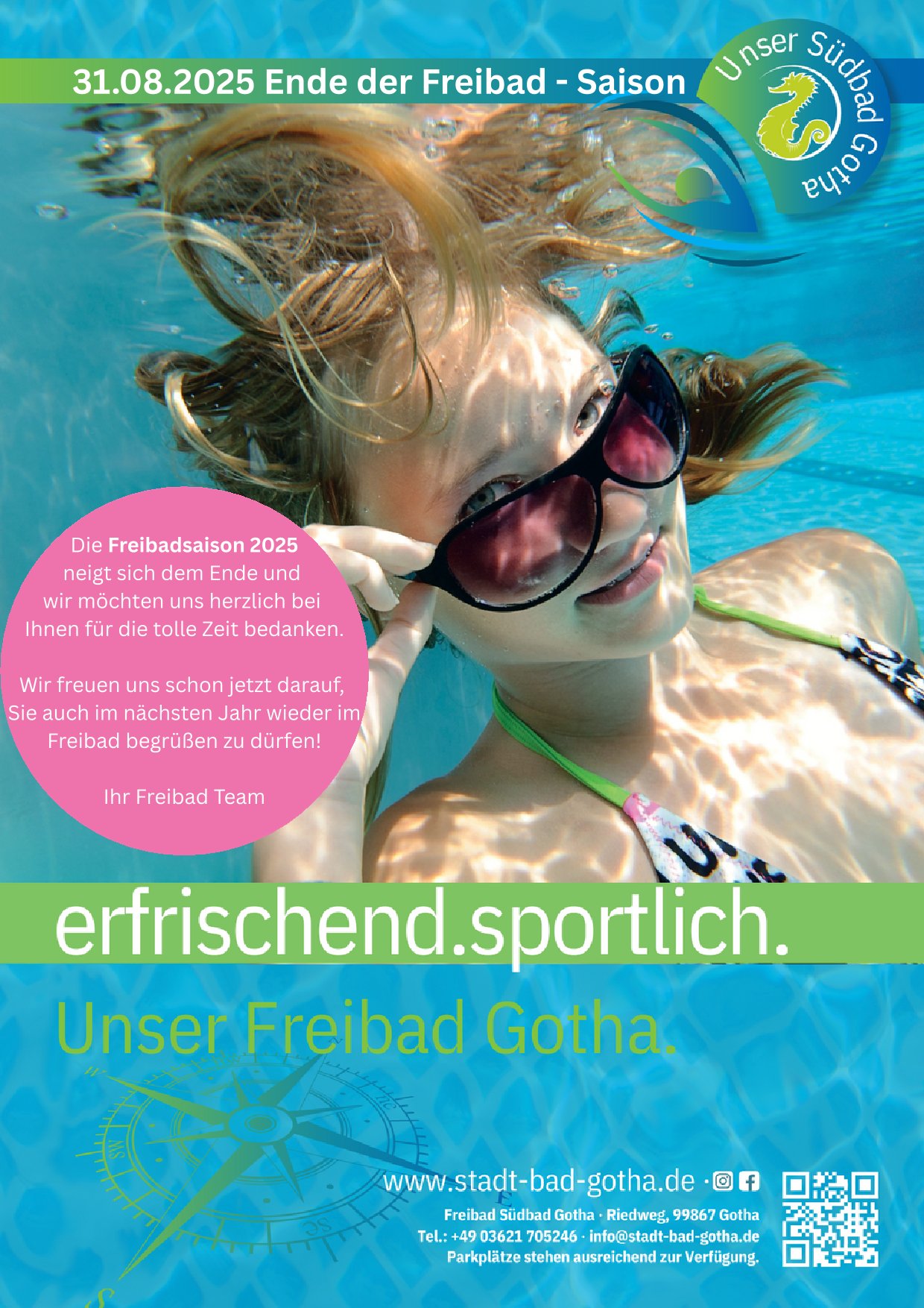 31.08.2025 Ende der Freibad Saison
