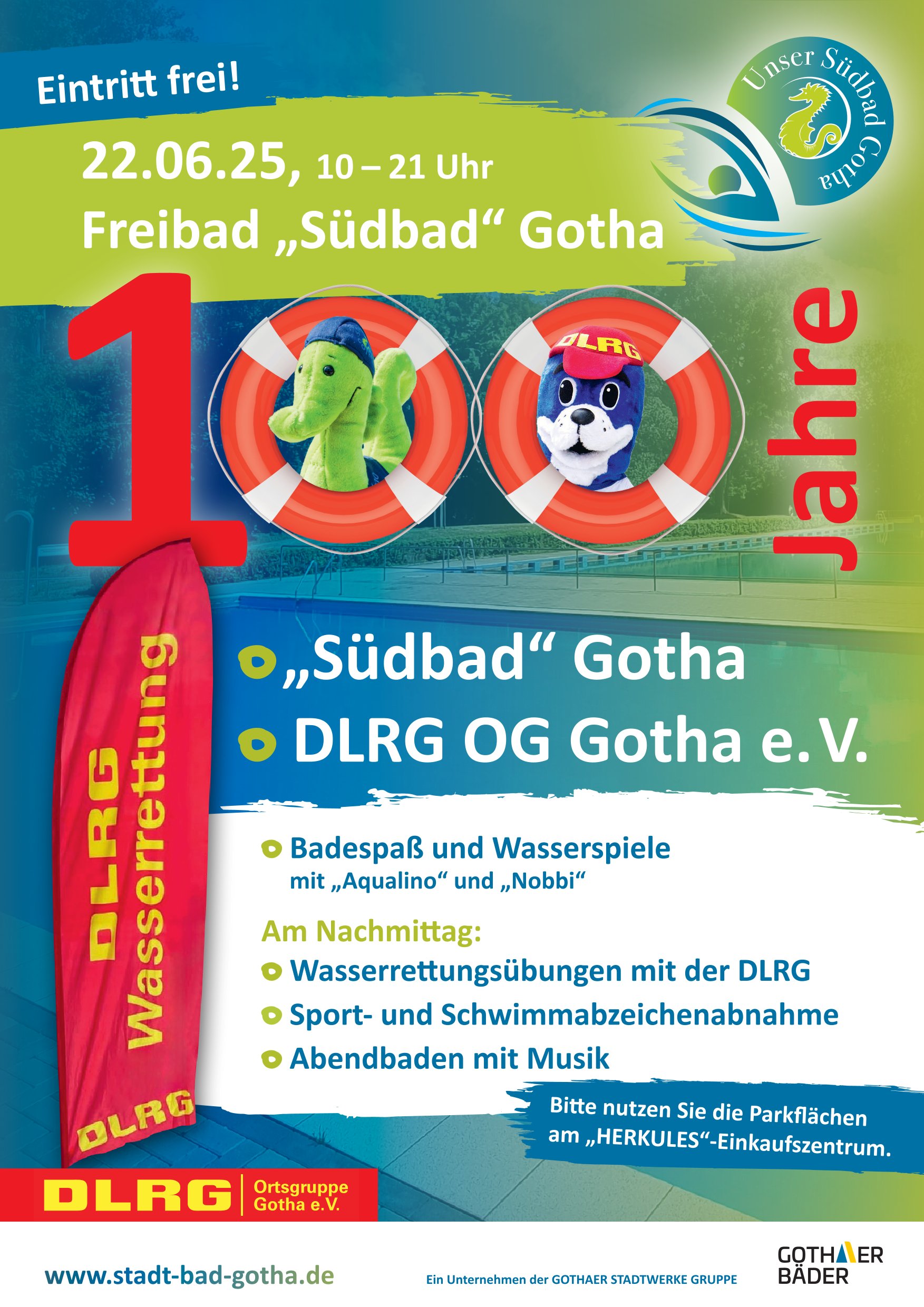100 Jahre Freibad "Südbad" Gotha & DLRG OG Gotha e.V.